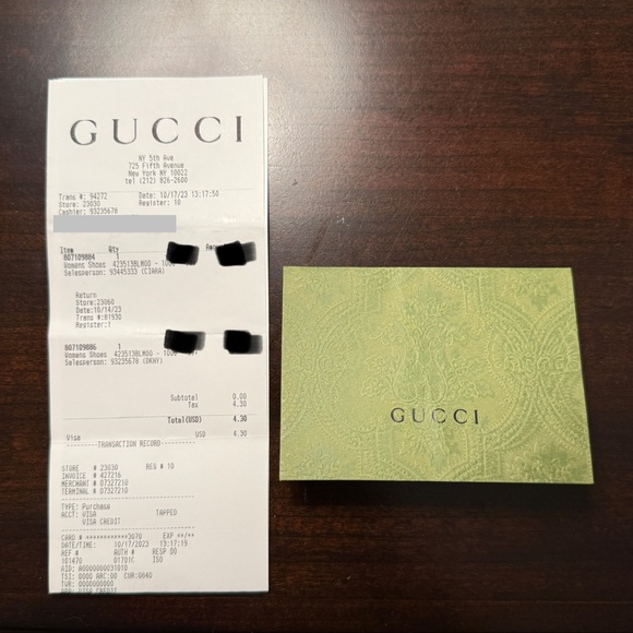 Authentic Gucci Princetown Loafer Mule Slipper Black Leather W EU39.5/US8-8.5 - Picture 9 of 9